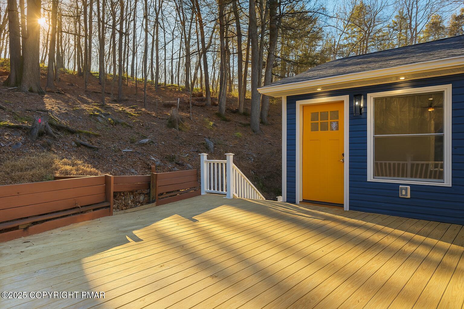 Image 2: 2 Rear Deck from Side Stairs