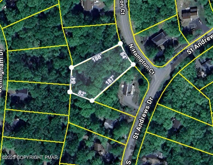 Image 2: Lot Line Aerial View