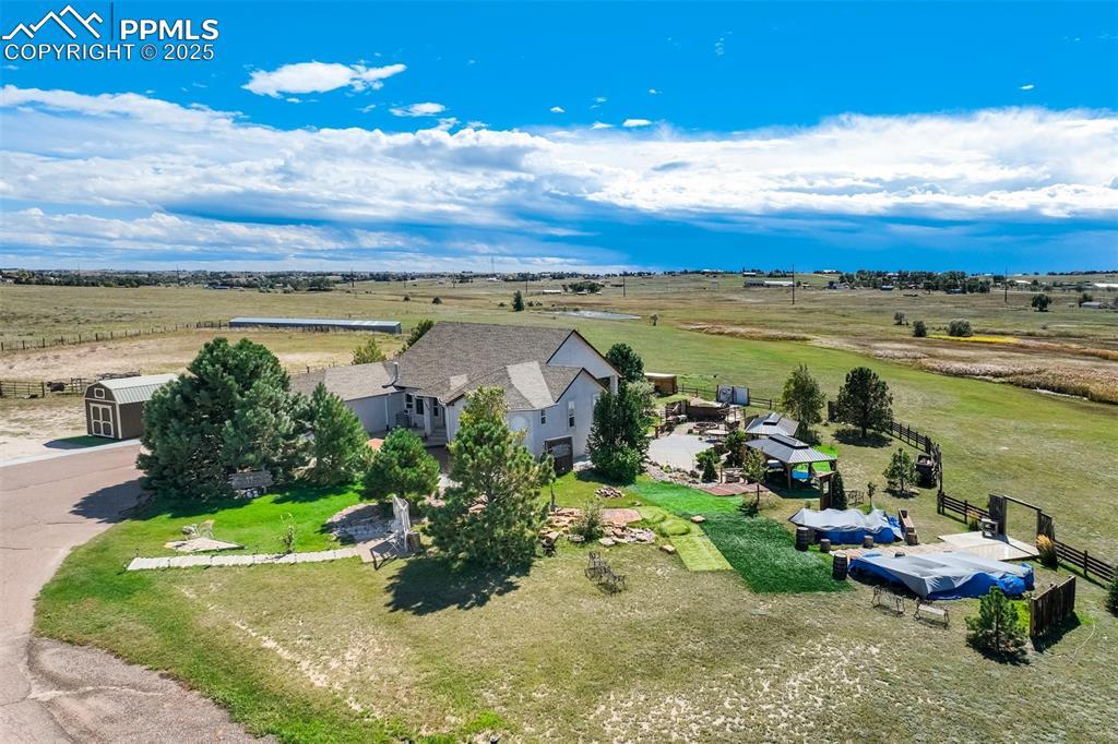Image 2: Aerial view of sparsely populated area