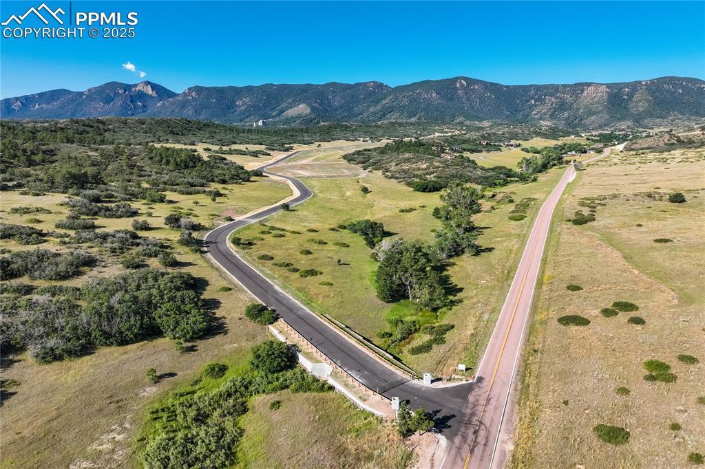 Image 2: Bird's eye view of mountains