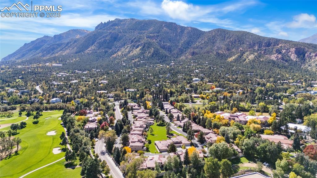 Image 3: Beautiful Cheyenne Mountain Views from The Front Of Home