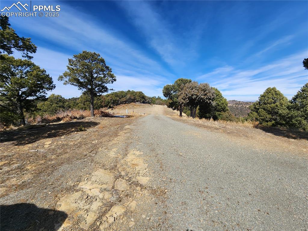 Image 4: View of dirt / gravel road with a rural view