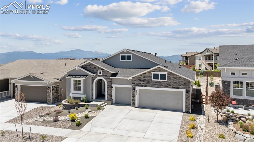 Image 1: Beautiful Classic Homes built Paradise with stone and stucco exterior!