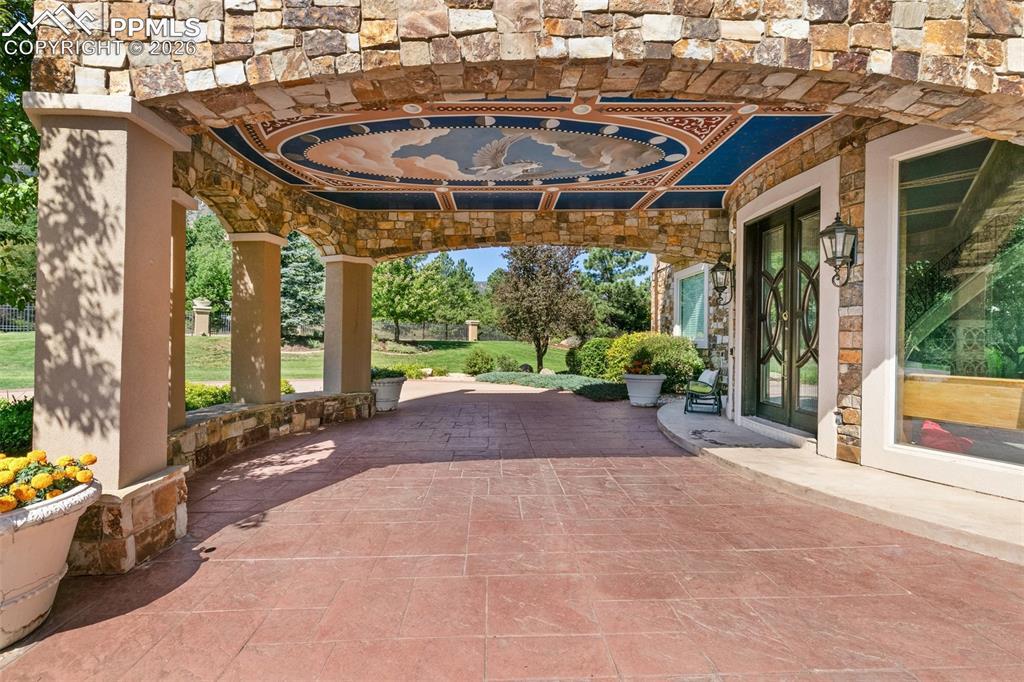 Image 4: Real Gold Inlay inlay, same as The Broadmoor Hotel under the porte cochere