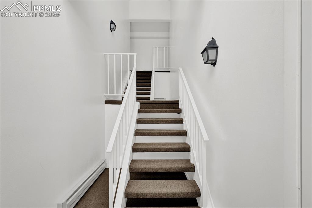 Image 3: Staircase leading to private door