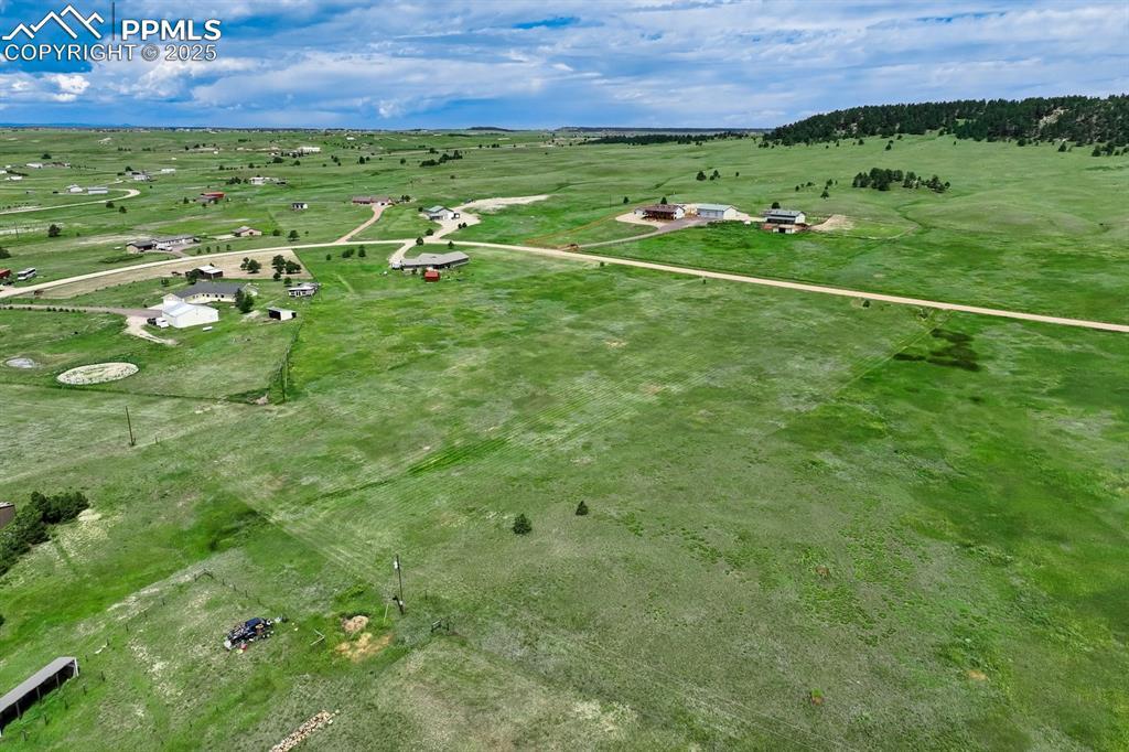 Image 2: View of rural area with property parcel outlined