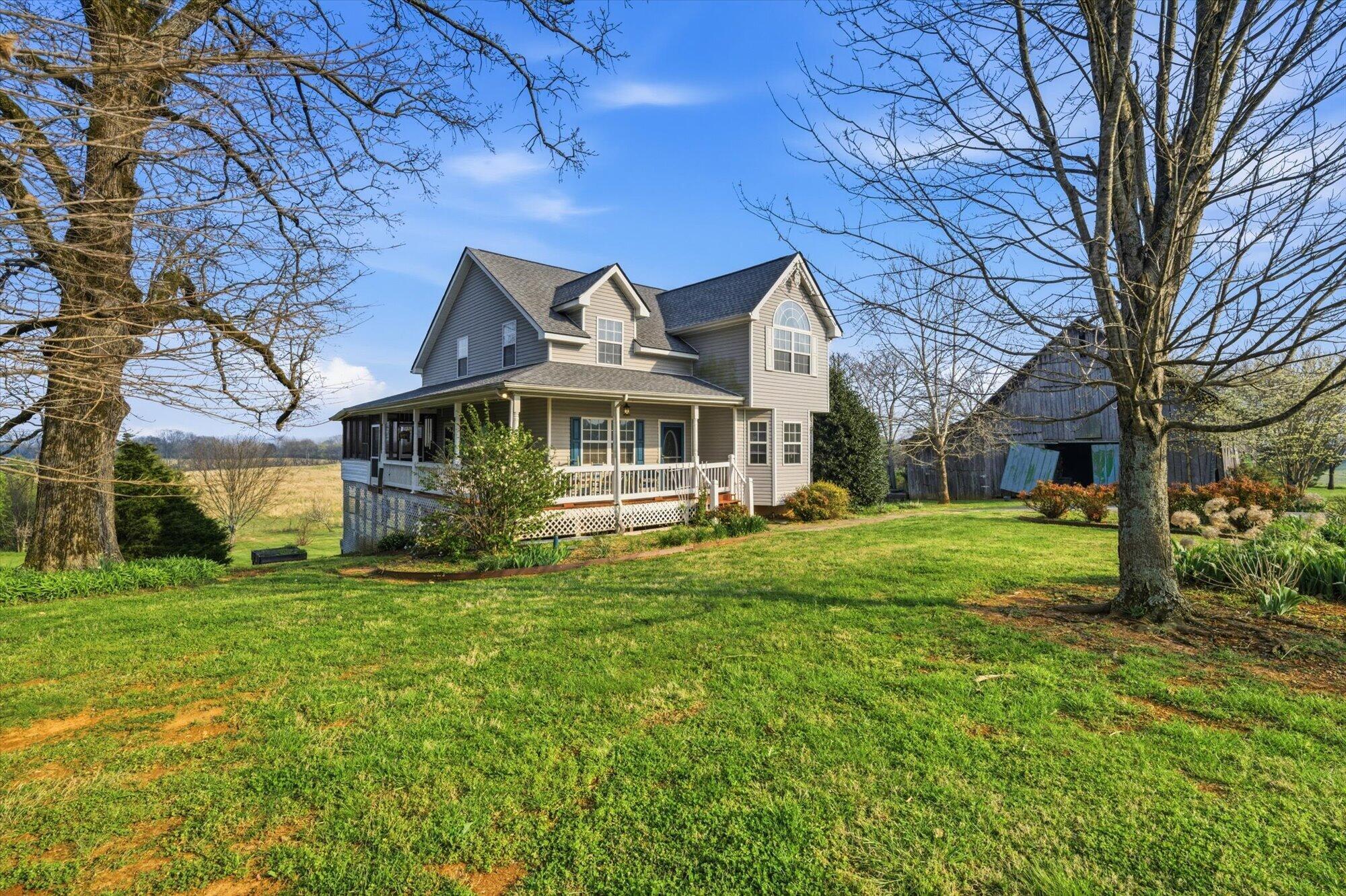 Image 3: 03-Side View with Barn & Acreage