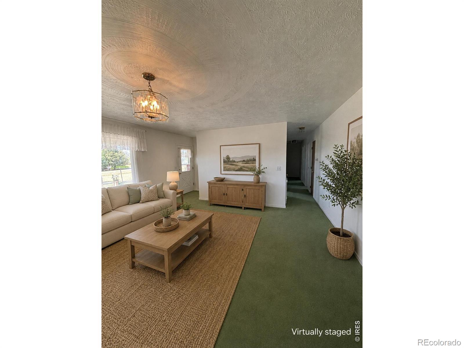 Image 3: Living Room Virtually Staged