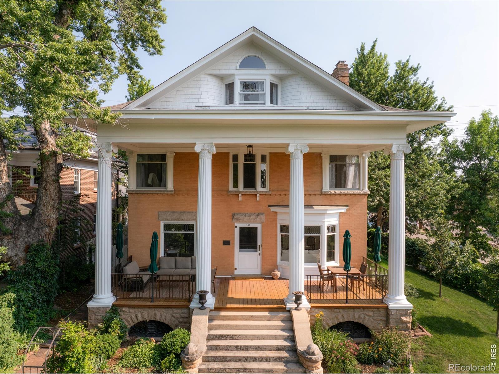 Image 1: The historic Moorhead House has stood above Mapleton Hill since 1903, where gated grounds, a broad south-facing porch, and landmark architecture create one of Boulders most recognizable residential settings. Image 1: The historic Moorhead House has stood above Mapleton Hill since 1903, where gated grounds, a broad south-facing porch, and landmark architecture create one of Boulders most recognizable residential settings.