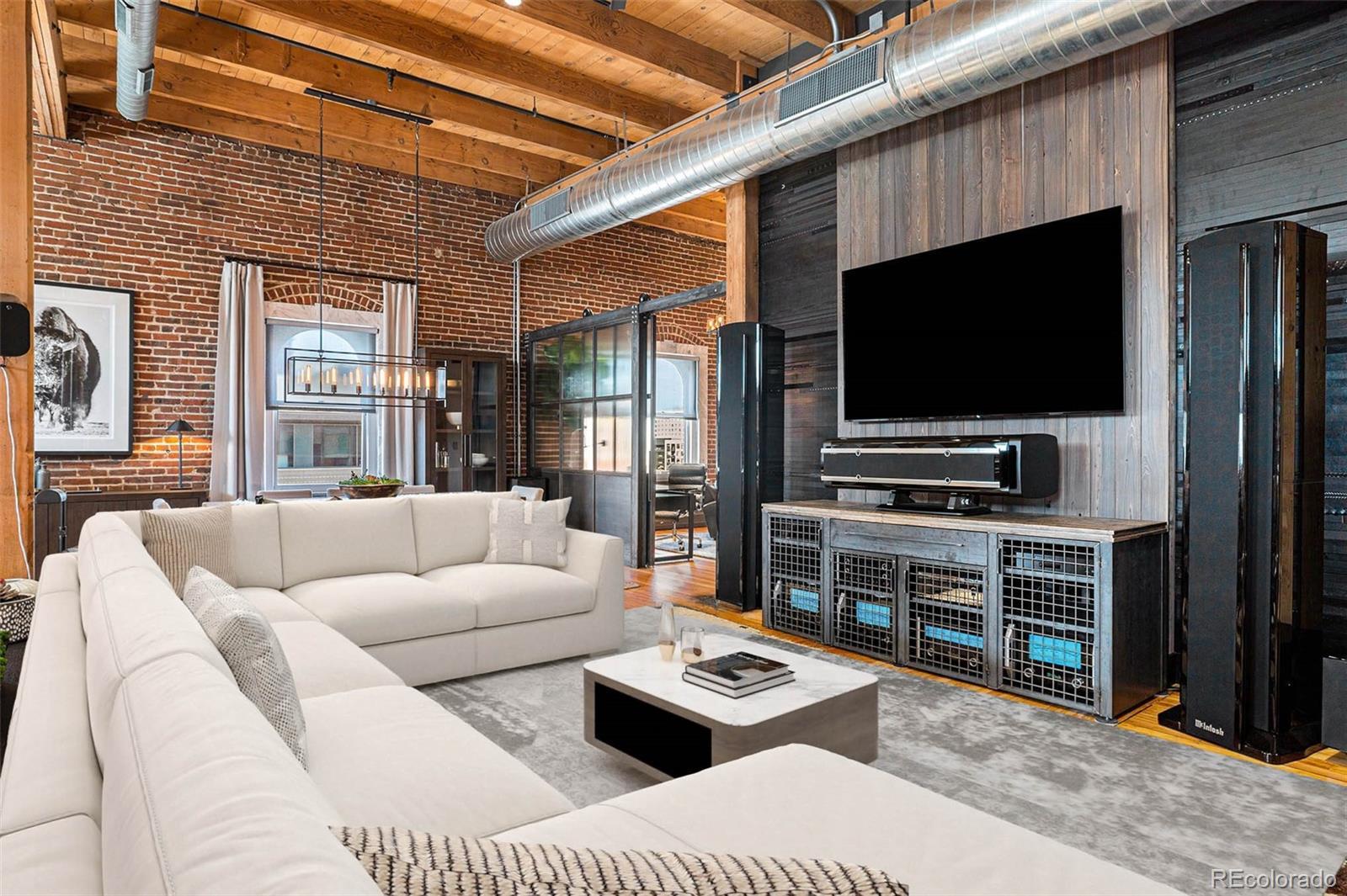 Image 3: Couch is Virtually Stagged