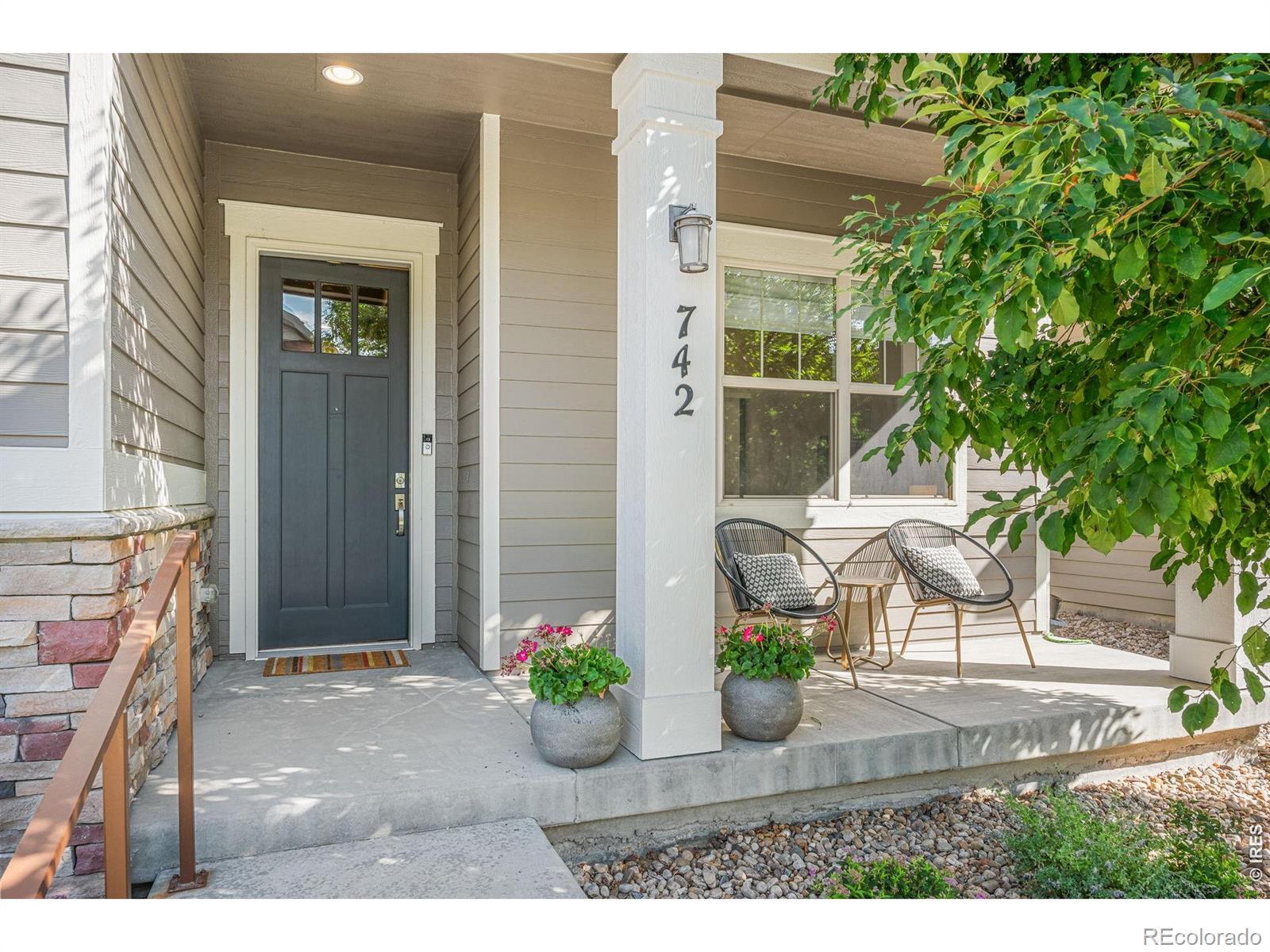 Image 4: Covered front porch delights as you come home from walks and visits to the neighbors! Image 4: Covered front porch delights as you come home from walks and visits to the neighbors!