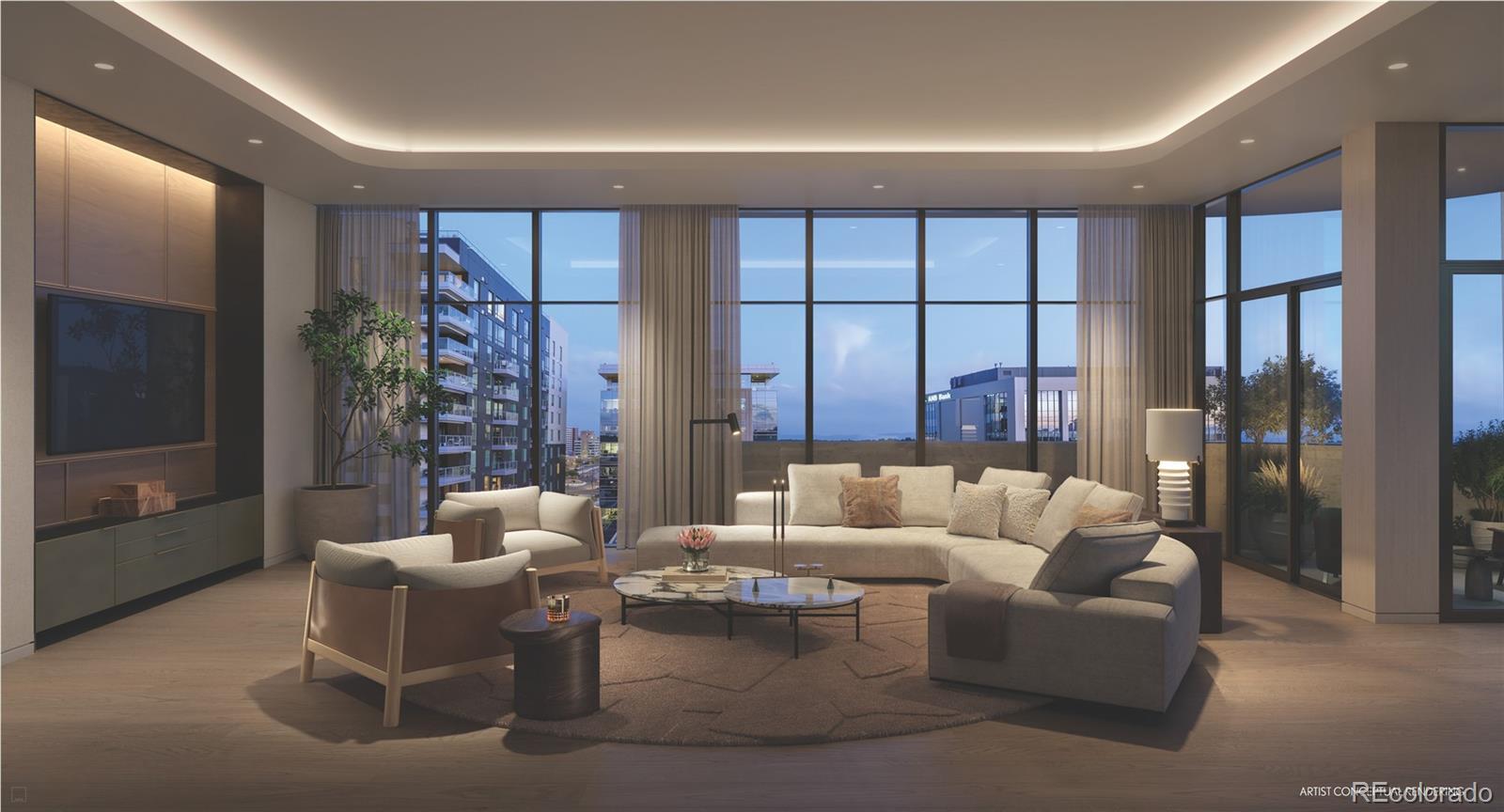 Image 2: All residential interiors are designed by award winning interior design firm BAMO