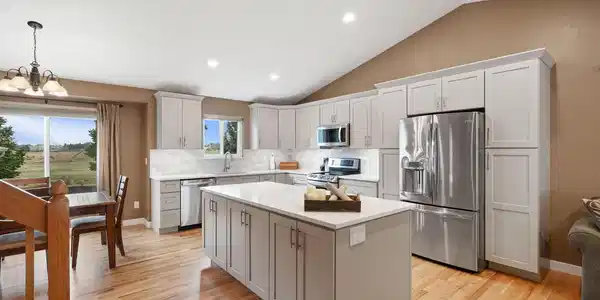 Image 3: Beautiful Updated Kitchen with Large Island