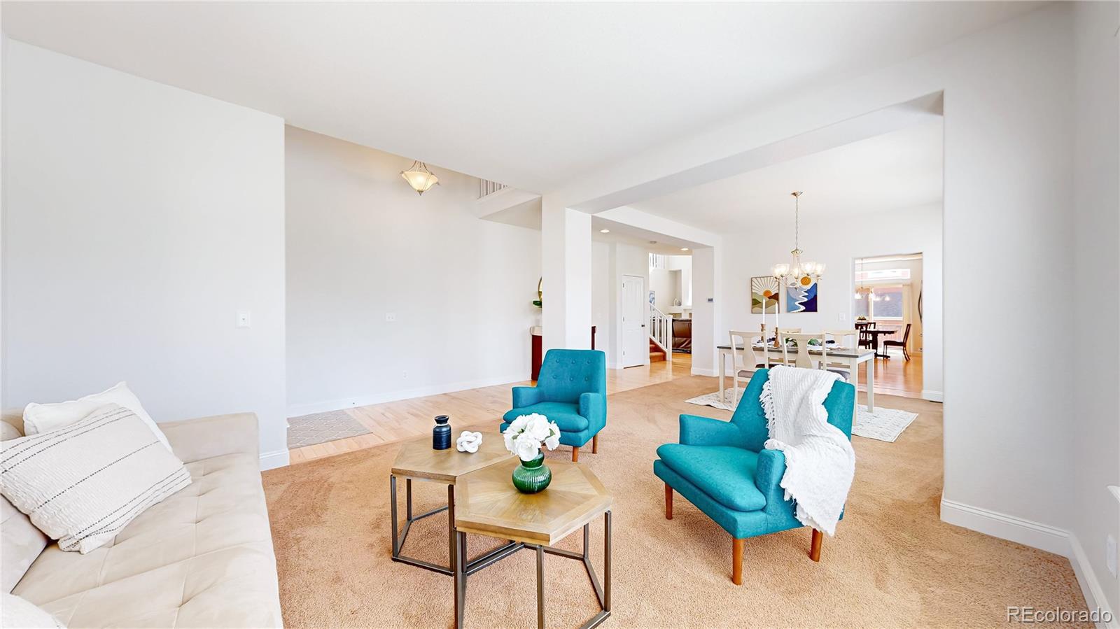 Image 4: Living room open to the dining room Image 4: Living room open to the dining room