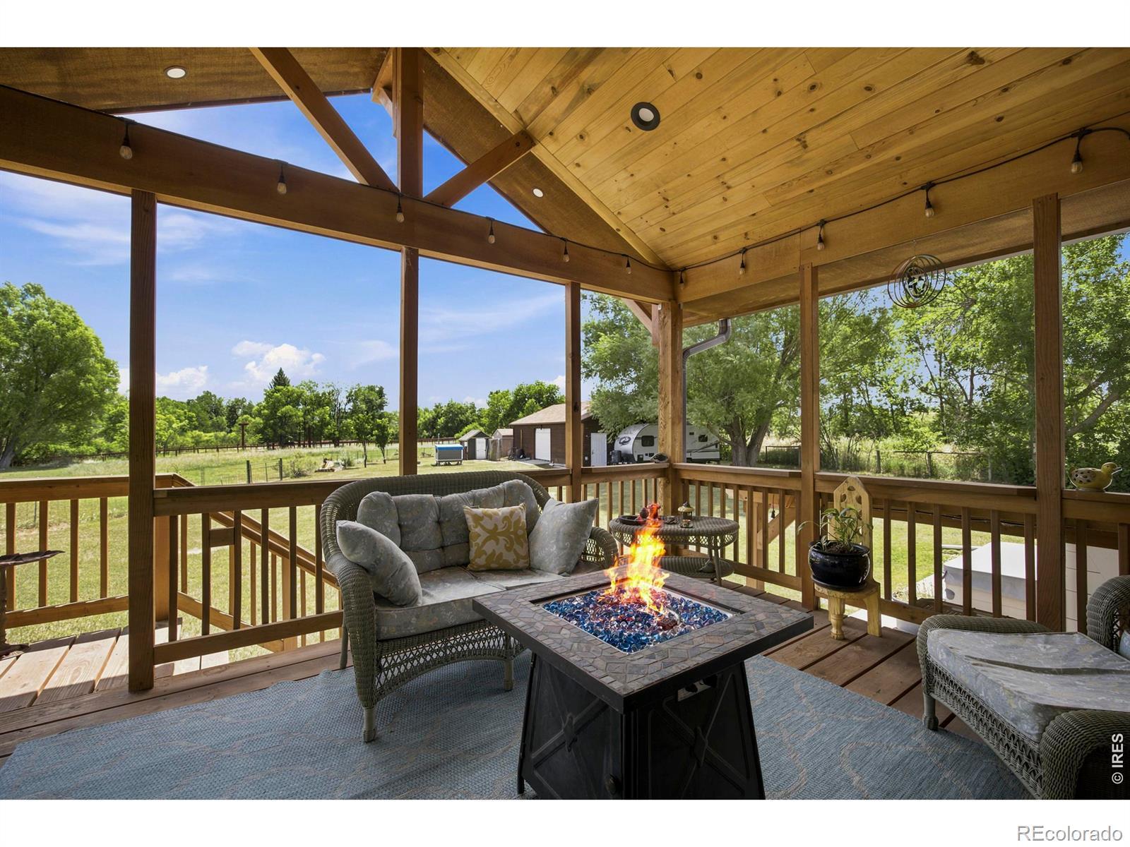 Image 2: Covered Deck with Beautiful Views Image 2: Covered Deck with Beautiful Views