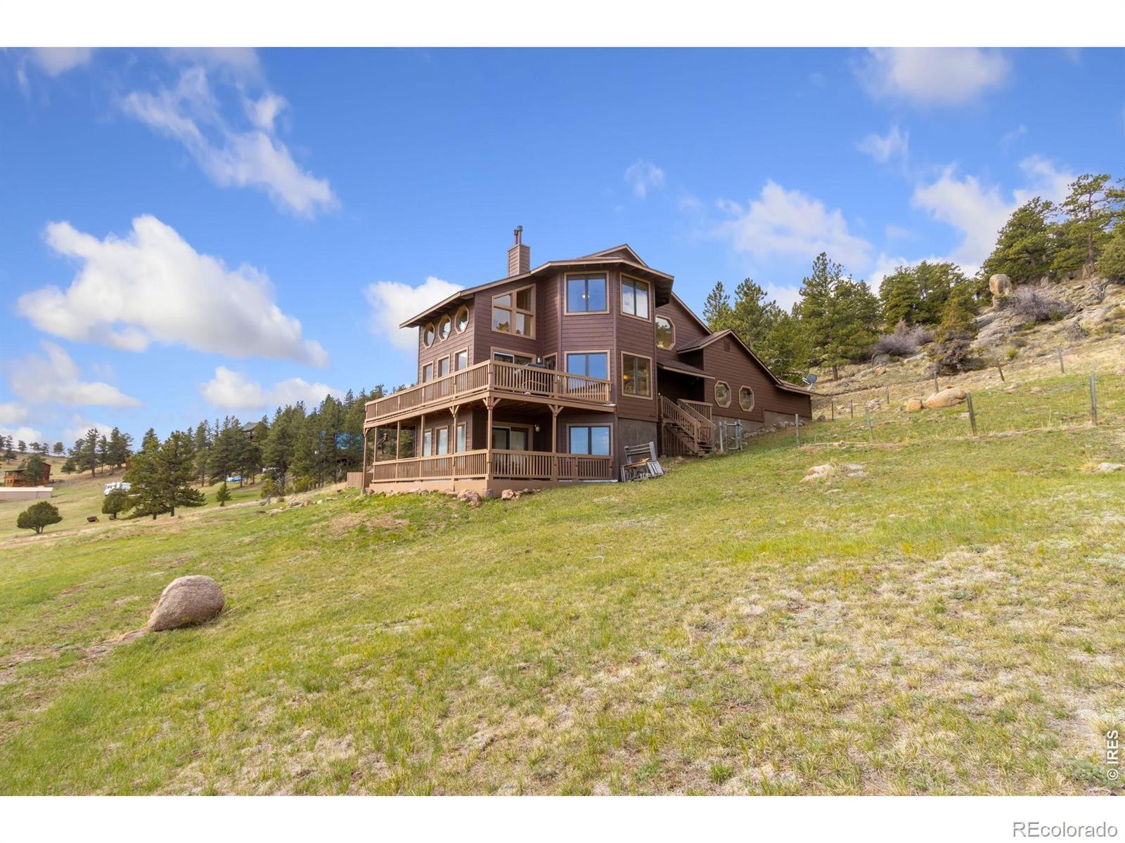Image 1: Mountain home situated on 5.8 acres in the serene Glacier View Meadows community of Livermore.