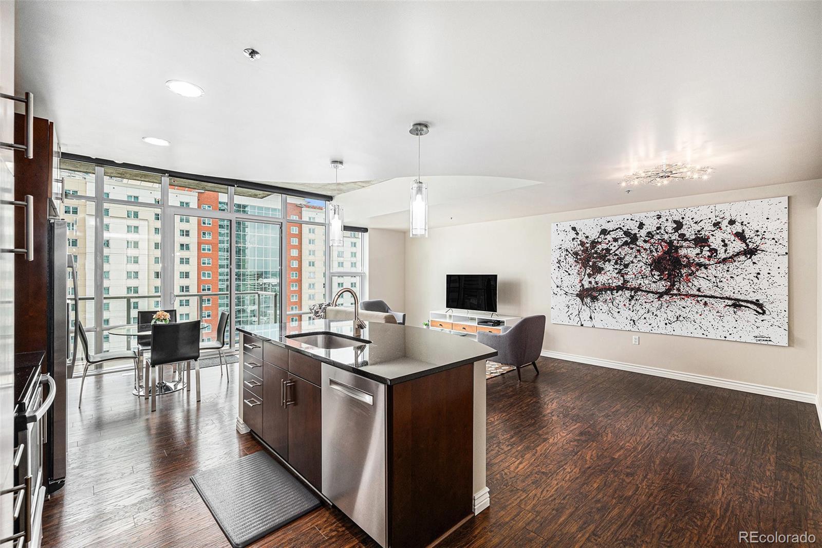 Image 3: Kitchen/Living Room/Dining Area - Open Concept