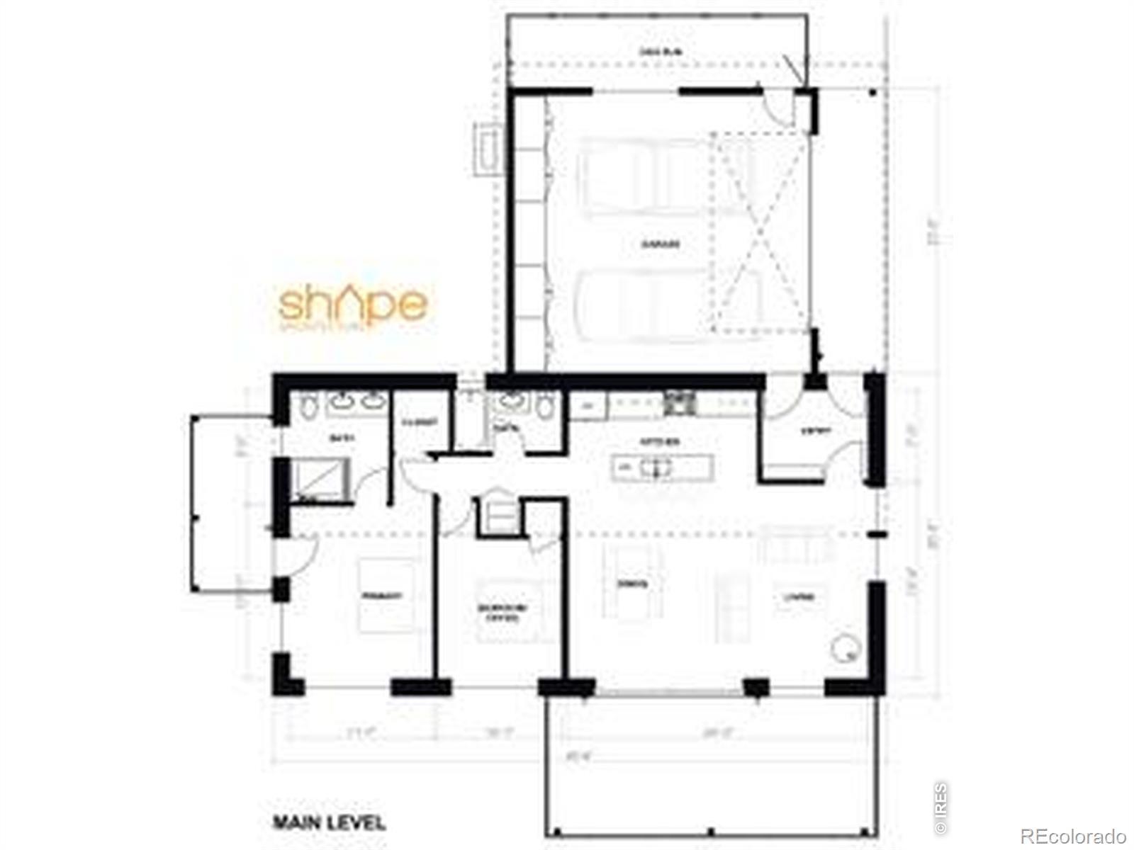 Image 3: Main Floor of drafted plans Image 3: Main Floor of drafted plans