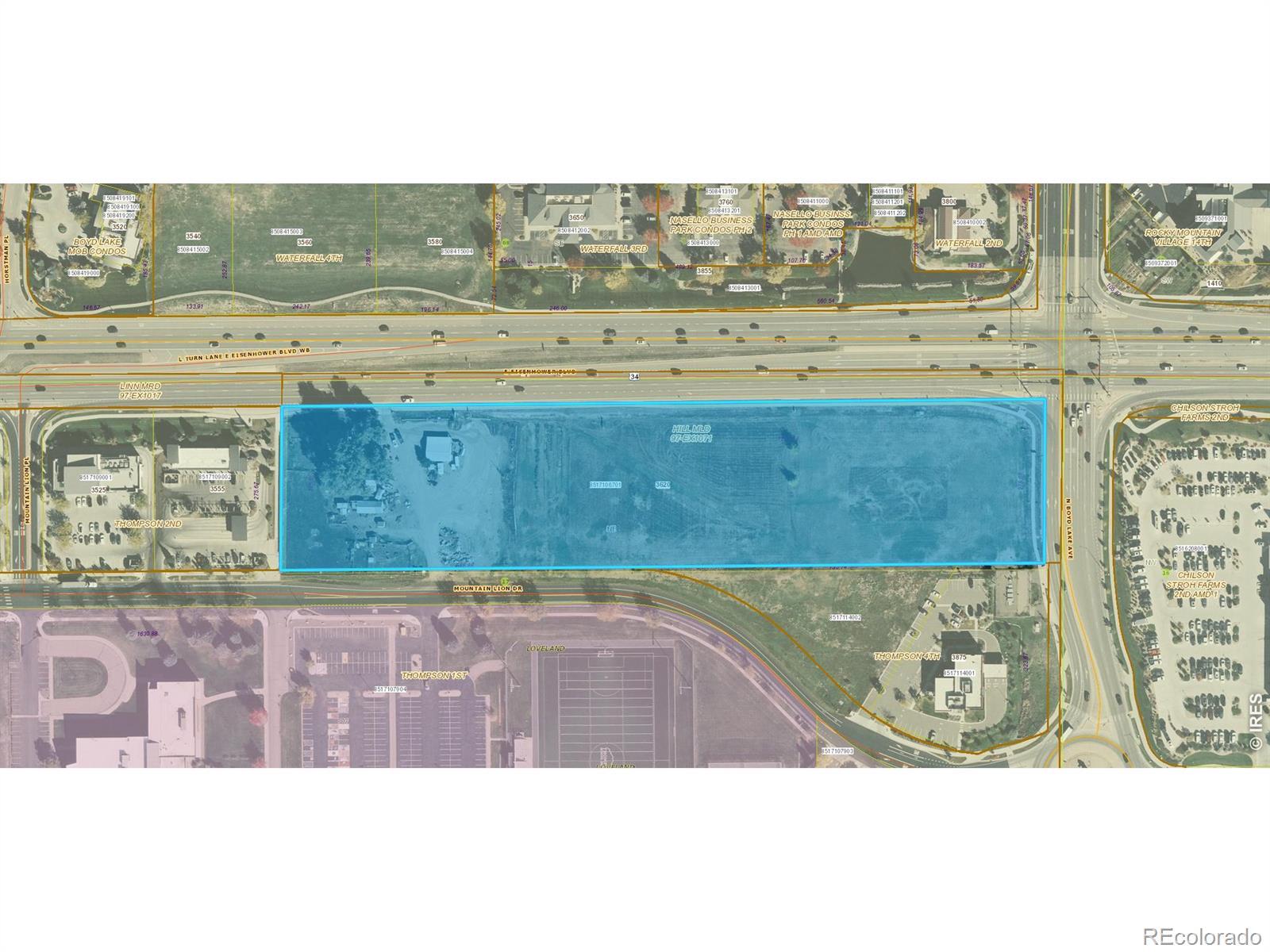 Image 1: Eisenhower Blvd and Boyd Lake Rd. 9.11 Commercial, Farm/Ranch Image 1: Eisenhower Blvd and Boyd Lake Rd. 9.11 Commercial, Farm/Ranch