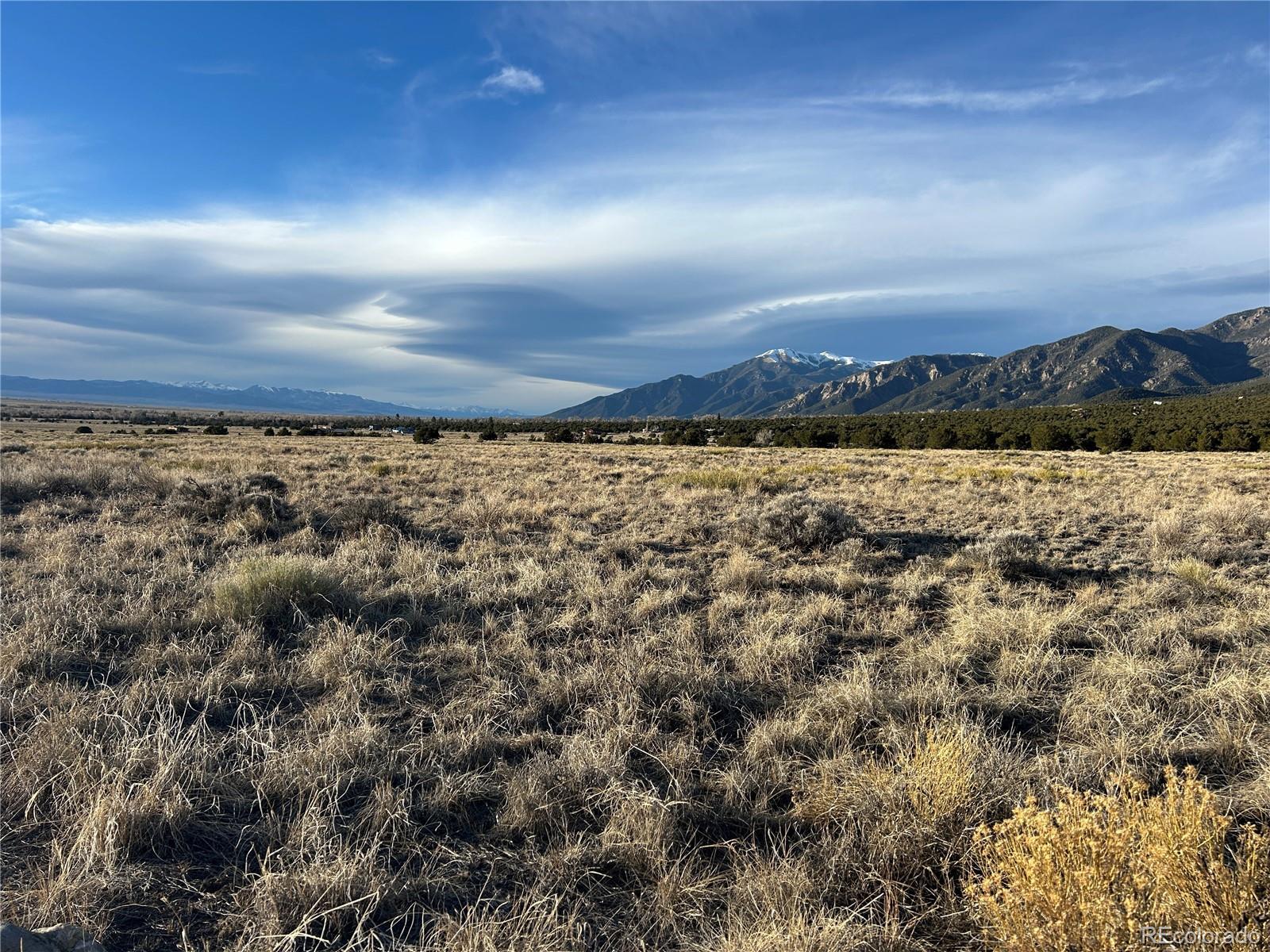 Image 1: View of land north with Sangre de Cristos in background