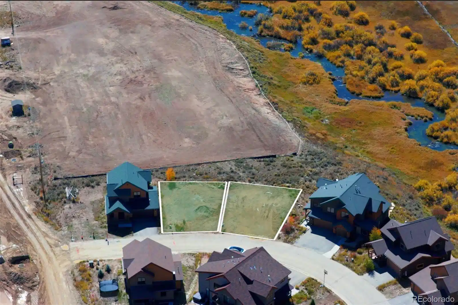 Image 1: Aerial - Markers and outlines are to give a general idea of the property location and are not to be relied upon.