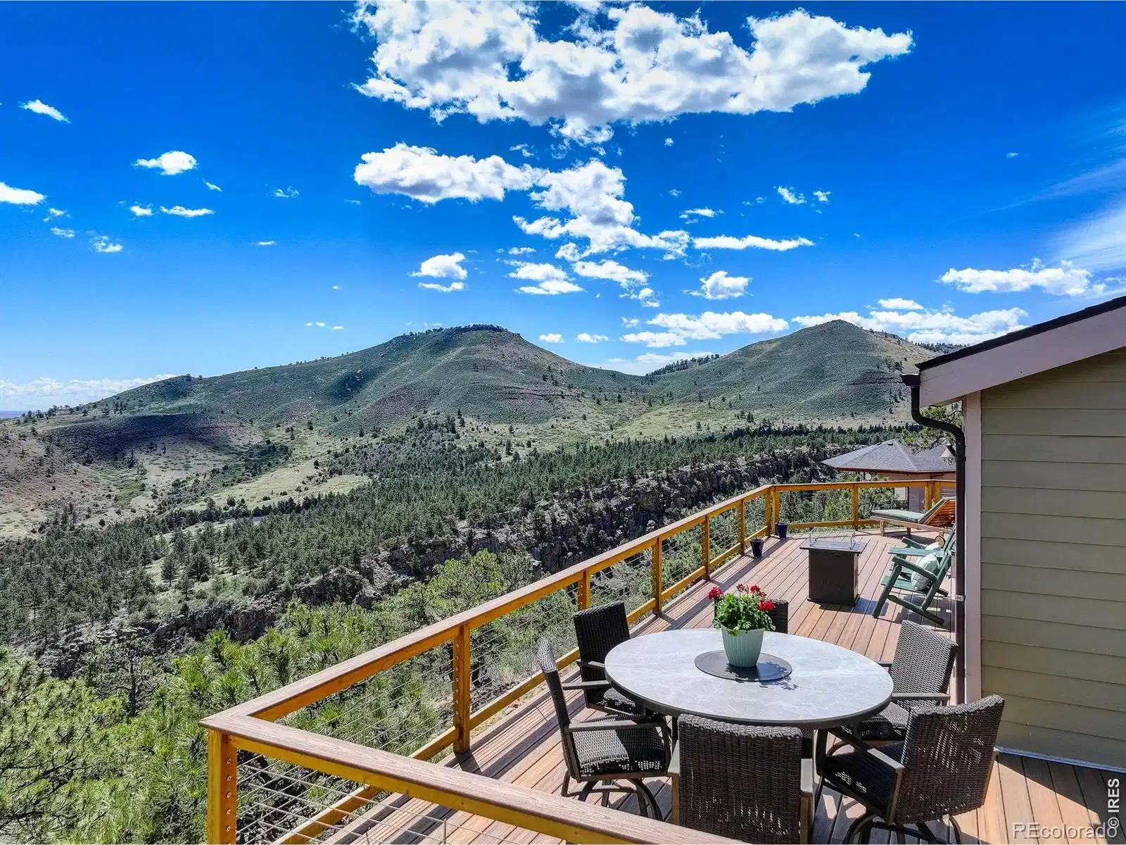 Image 1: Amazing view of Heil Valley Open Space from wrap-around deck! Image 1: Amazing view of Heil Valley Open Space from wrap-around deck!