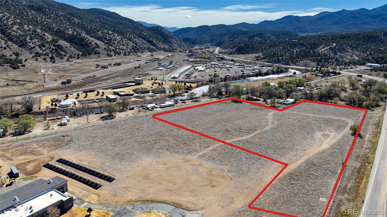Image 1: 8.3 Acre Prime Development Opportunity **Lot Lines are Approximate**