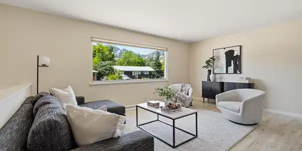 Image 3: Enjoy the view from your updated living room. Image 3: Enjoy the view from your updated living room.