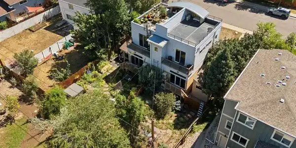 Image 3: The neighbor has a roof-top deck. Image 3: The neighbor has a roof-top deck.