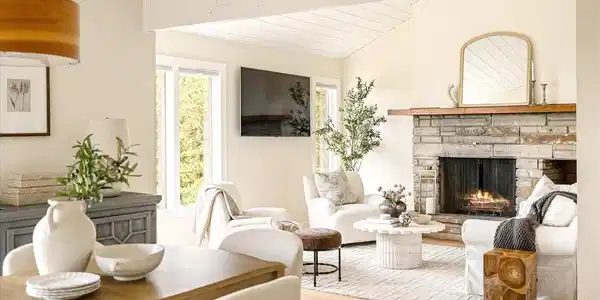 Image 2: Living Room + Dining Room with Ample Natural Light