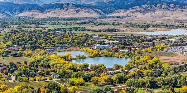 Image 2: Easy access to the new Vesper trail, the LoBo bike trail, Twin Lakes, the Boulder Country Club, and just minutes from downtown Boulder...