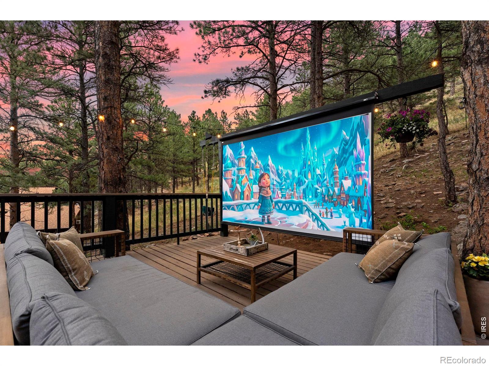 Image 2: Outdoor movie nights under the pines Image 2: Outdoor movie nights under the pines