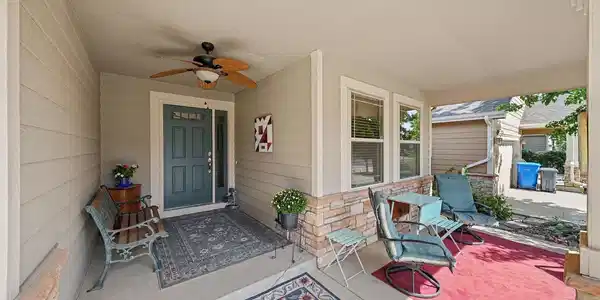 Image 3: Comfortable Front Porch Entry offers relaxing space for everyone. Image 3: Comfortable Front Porch Entry offers relaxing space for everyone.