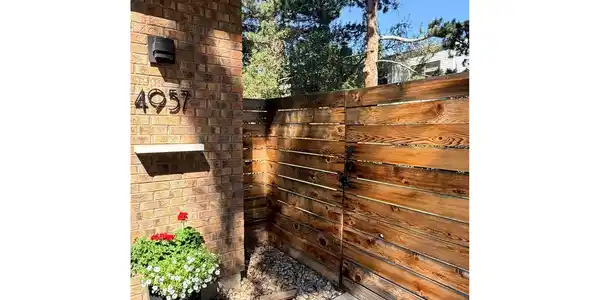 Image 2: House Address 4957 by Garage Door - Entry Gate Image 2: House Address 4957 by Garage Door - Entry Gate