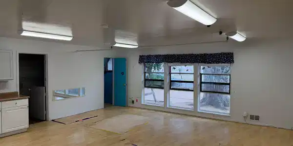 Image 4: Open floor plan layout (former classrooms)