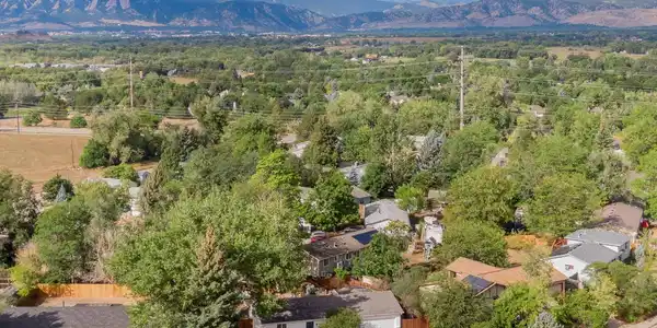 Image 3: Aerial of Front of Home