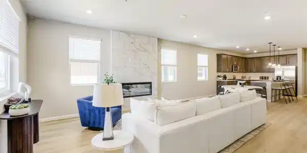 Image 2: GREAT ROOM WITH FIREPLACE