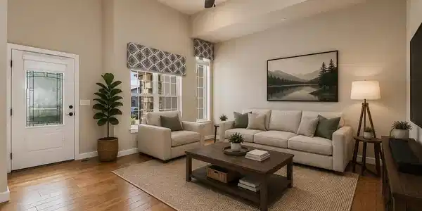 Image 3: Virtually staging living room Image 3: Virtually staging living room