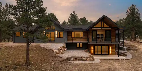 Image 2: Set on 1.58 acres in gated Lake of the Pines, this architecturally redesigned home blends modern design with a remarkable foothills setting. Image 2: Set on 1.58 acres in gated Lake of the Pines, this architecturally redesigned home blends modern design with a remarkable foothills setting.