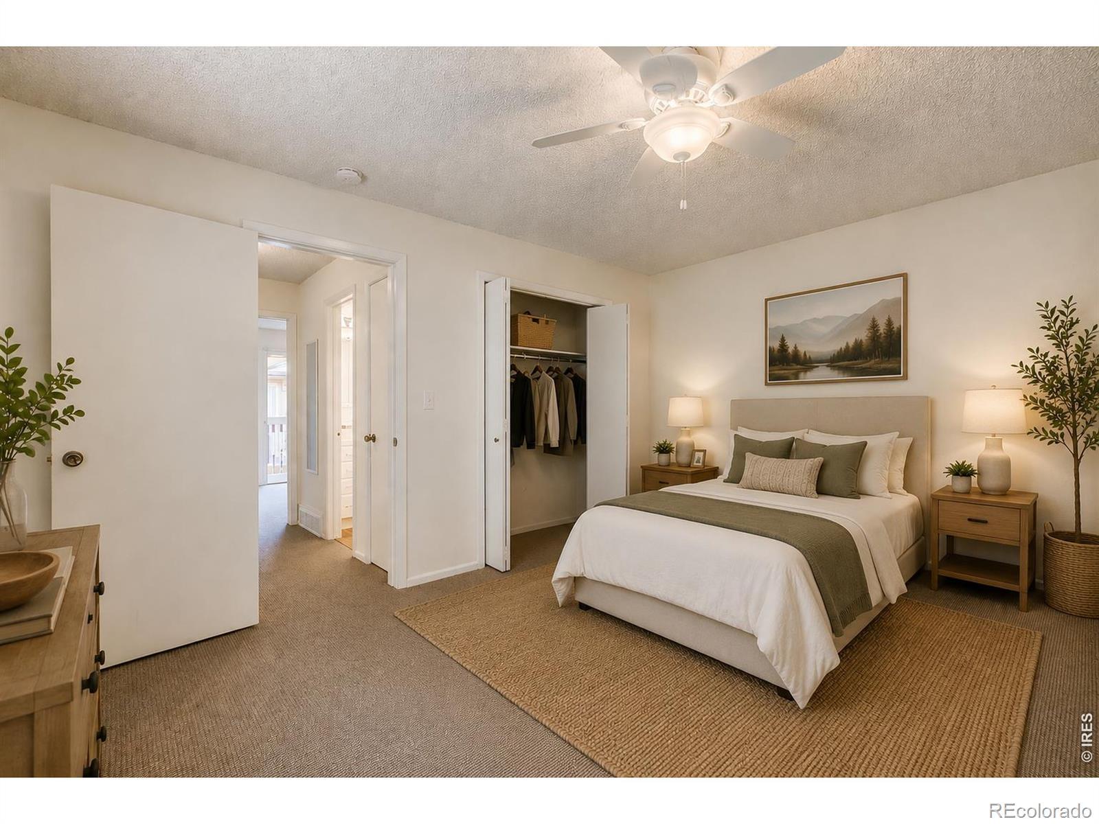 Image 4: Spacious Upper Bedroom #1 (Some photos are virtually staged to show potential use of space) Image 4: Spacious Upper Bedroom #1 (Some photos are virtually staged to show potential use of space)