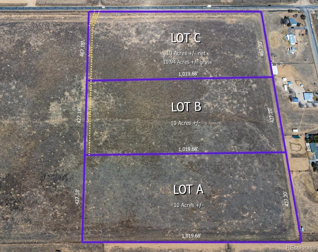 Image 2: Lot B is the center lot Image 2: Lot B is the center lot