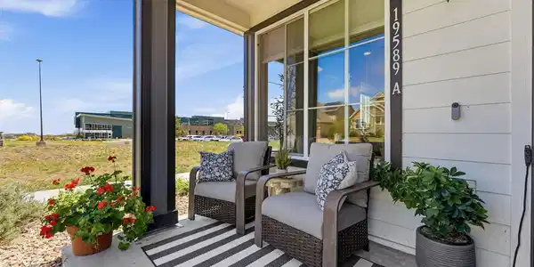 Image 2: Private Front Porch with Outlet and Video Doorbell. Image 2: Private Front Porch with Outlet and Video Doorbell.