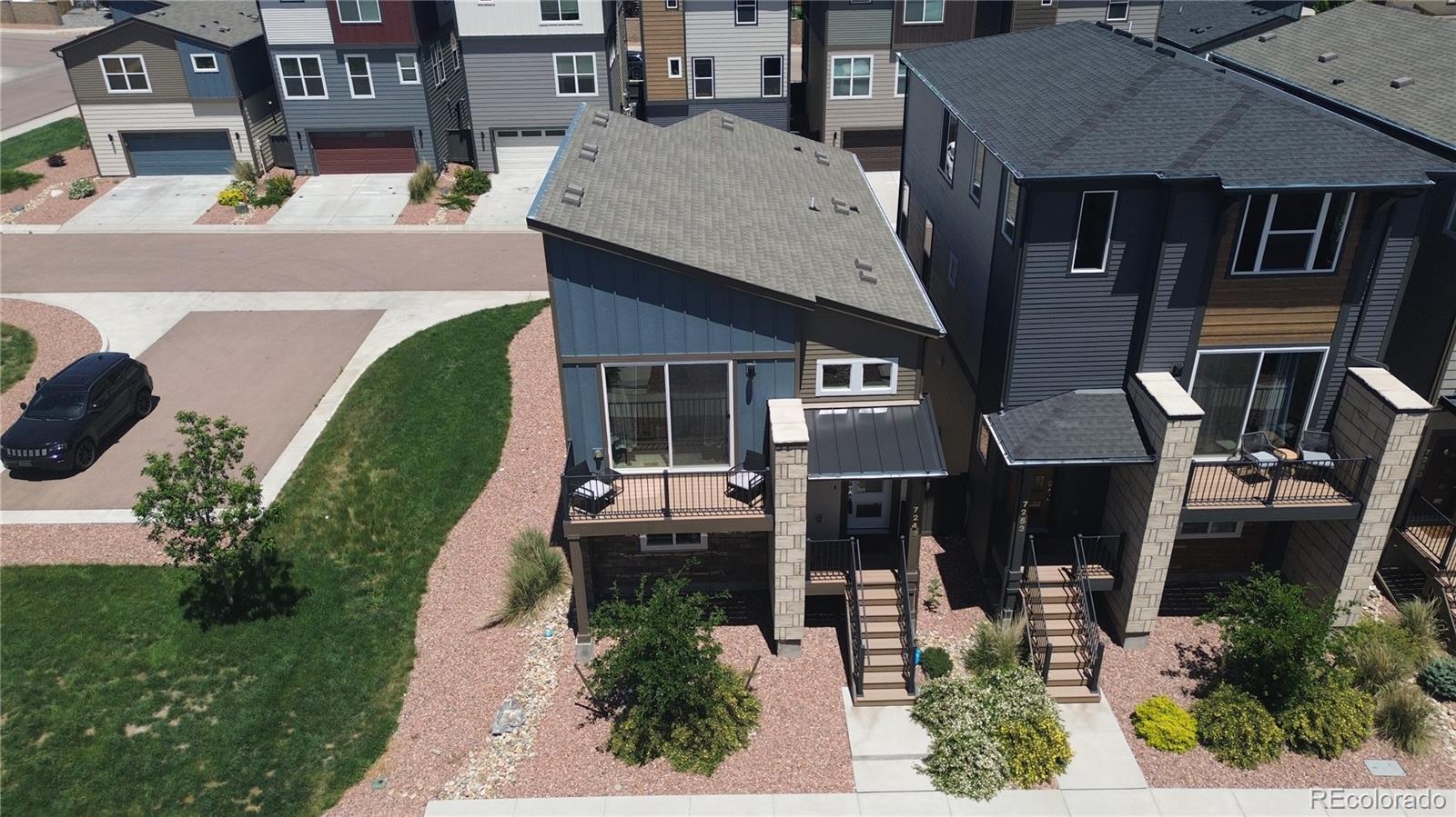Image 3: Aerial front view of the home. Image 3: Aerial front view of the home.
