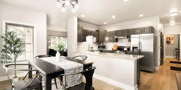 Image 4: Updated kitchen / flooring / lighting Image 4: Updated kitchen / flooring / lighting