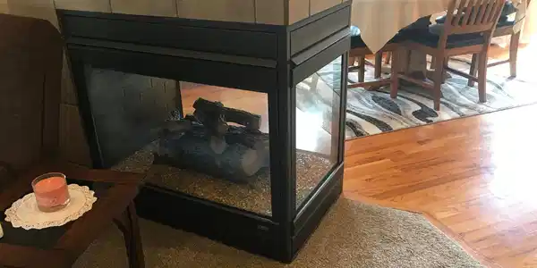 Image 4: Two sided Fire Place