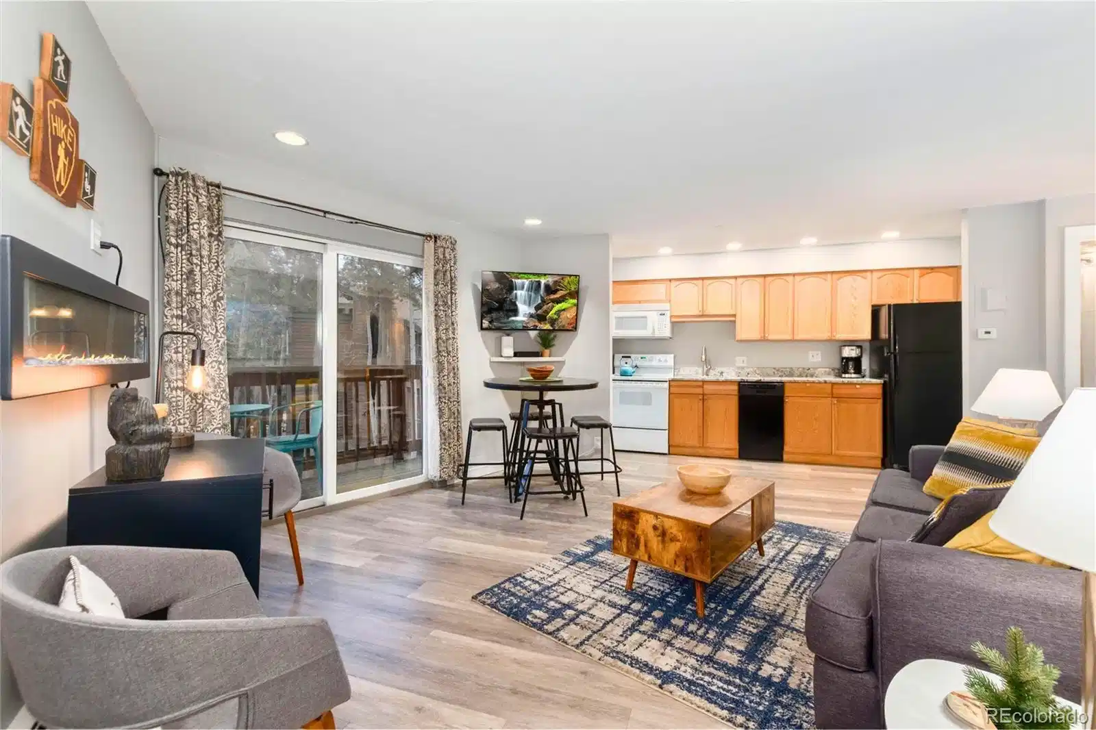 Image 1: Welcome to Gold Camp I, a charming ski condo nestled amongst the trees on Peak 8 in Breckenridge. Image 1: Welcome to Gold Camp I, a charming ski condo nestled amongst the trees on Peak 8 in Breckenridge.
