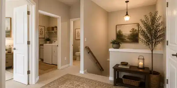 Image 3: Warm and welcoming entry (virtually staged) Image 3: Warm and welcoming entry (virtually staged)