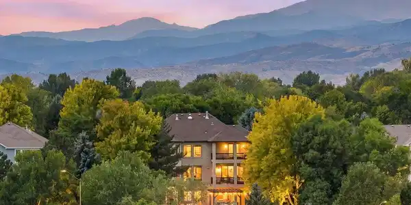 Image 4: Elevated view highlighting the incredible location in Stone Ridge, offering tranquil surroundings with majestic Rocky Mountain backdrop views. Image 4: Elevated view highlighting the incredible location in Stone Ridge, offering tranquil surroundings with majestic Rocky Mountain backdrop views.