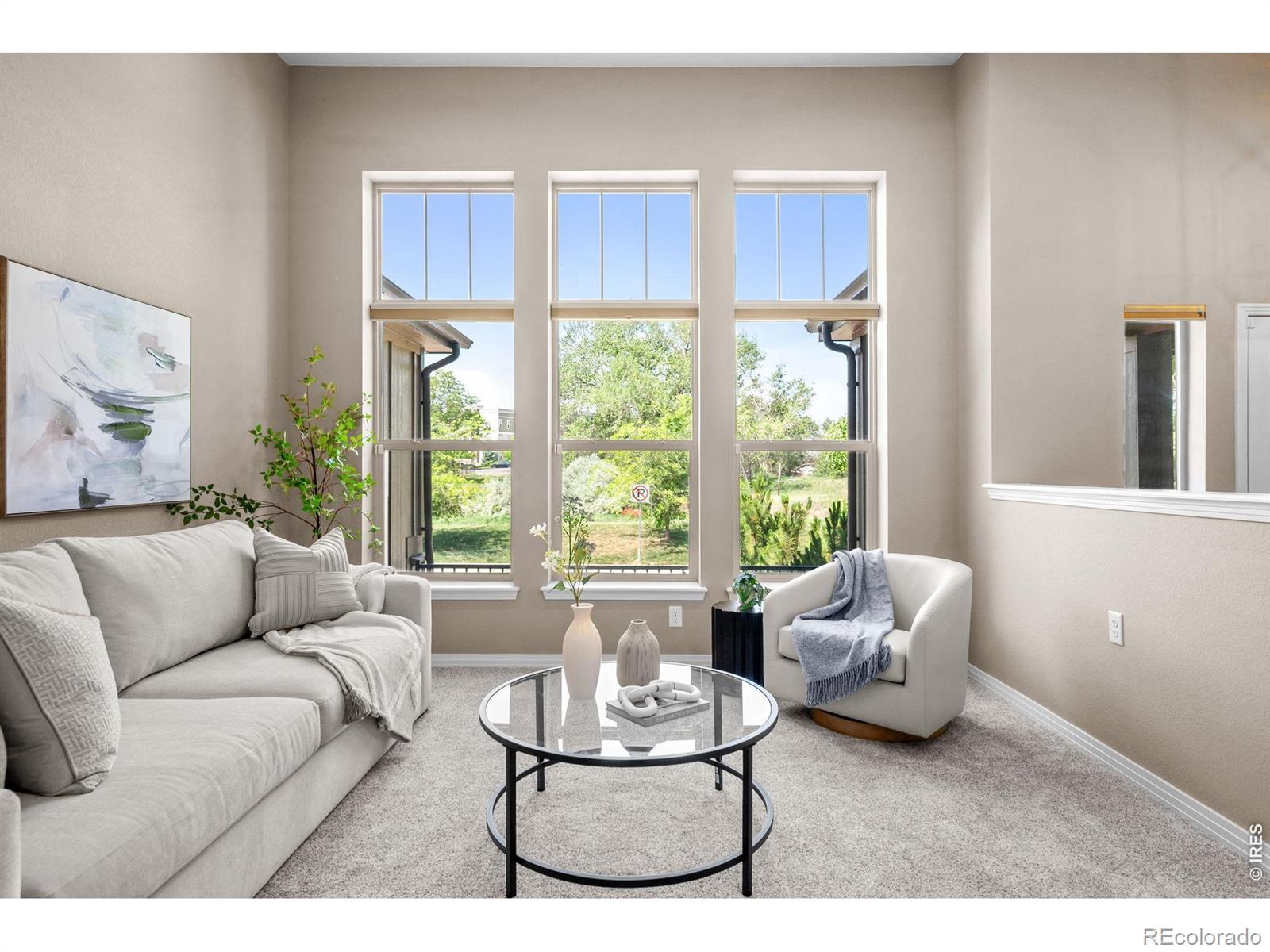 Image 2: Light filled entertainment area with green-space views Image 2: Light filled entertainment area with green-space views