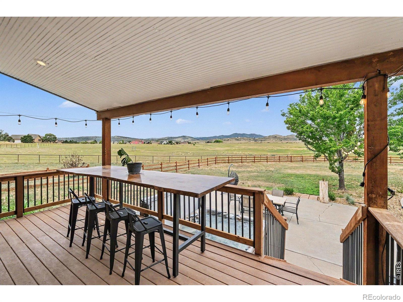 Image 4: Back Deck w/Beautiful Mountain Views Image 4: Back Deck w/Beautiful Mountain Views